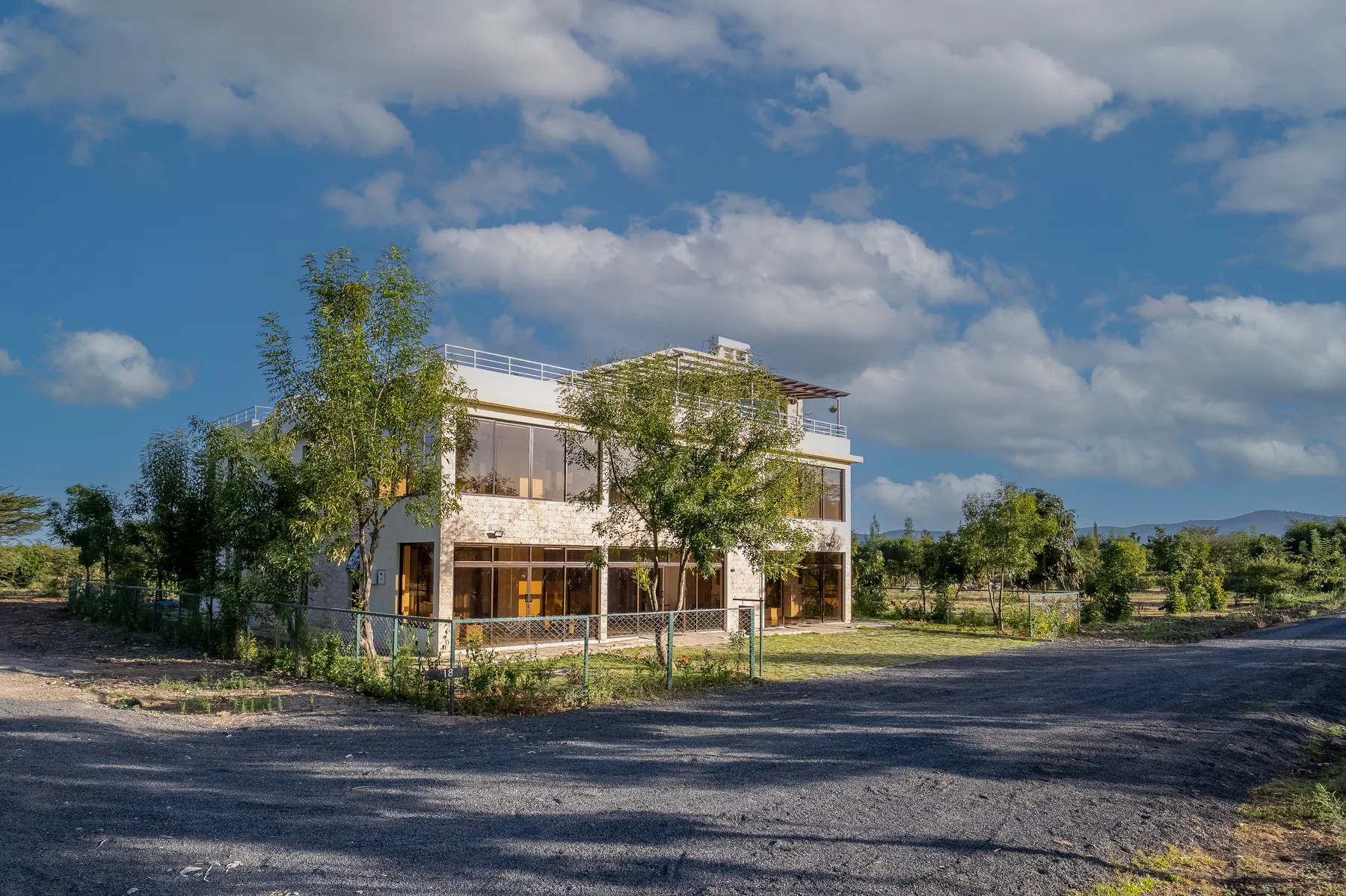 The landscape surrounding OSOTUA Villa 18